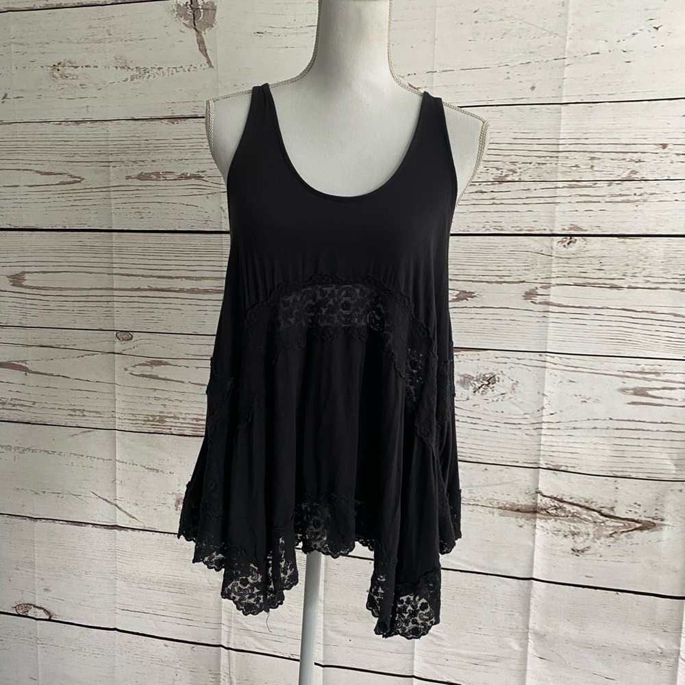 American Eagle Soft and Sexy Embroidery Tank Top